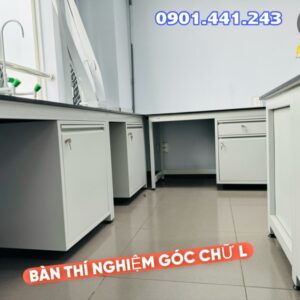 Bàn thí nghiệm góc chữ L - An Phát